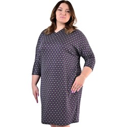 Sukienka Fokus casual z okrągłym dekoltem prosta mini  - zdjęcie produktu