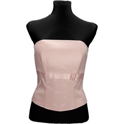 Bluzka damska Fokus z gorsetowym dekoltem elegancka  - zdjęcie produktu