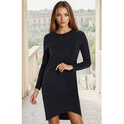 Sukienka Teyli casual z bawełny z okrągłym dekoltem  - zdjęcie produktu