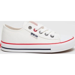 Białe trampki dziecięce BIG STAR sznurowane  - zdjęcie produktu