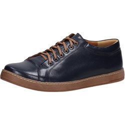 Półbuty męskie Suzana sznurowane granatowe casual  - zdjęcie produktu