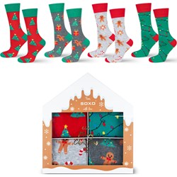 Skarpetki męskie SOXO wielokolorowe  - zdjęcie produktu