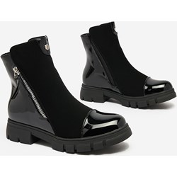 Botki Royalfashion.pl jesienne płaskie  - zdjęcie produktu