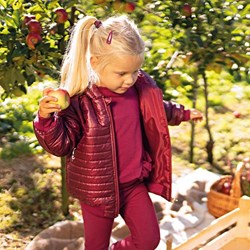 Odzież dla niemowląt czerwona Ewa Klucze dla dziewczynki  - zdjęcie produktu