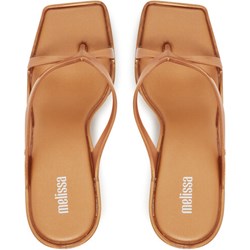 Klapki damskie Melissa na płaskiej podeszwie na lato bez zapięcia z gumy  - zdjęcie produktu