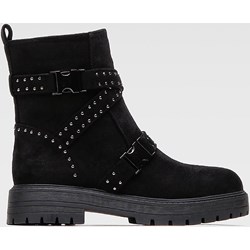 Botki Jenny Fairy na płaskiej podeszwie casual jesienne z zamkiem  - zdjęcie produktu