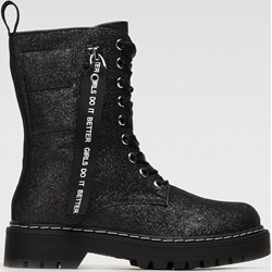 Buty zimowe dziecięce DeeZee jesienne sznurowane kozaki  - zdjęcie produktu