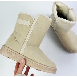 Śniegowce damskie BIG STAR płaskie jesienne bez zapięcia zamszowe casualowe  - zdjęcie produktu