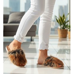 Kapcie damskie Pantofelek24 casual białe  - zdjęcie produktu