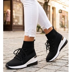 Buty sportowe damskie sneakersy bez zapięcia  - zdjęcie produktu