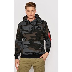 Bluza męska Alpha Industries we wzór moro  - zdjęcie produktu