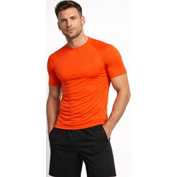 T-shirt męski pomarańczowa Recea z krótkim rękawem  - zdjęcie produktu