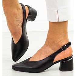 Czółenka Deoni na lato na obcasie  - zdjęcie produktu