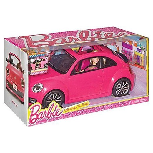 Barbie, samochód Volkswagen the Beetle Darmowa dostawa