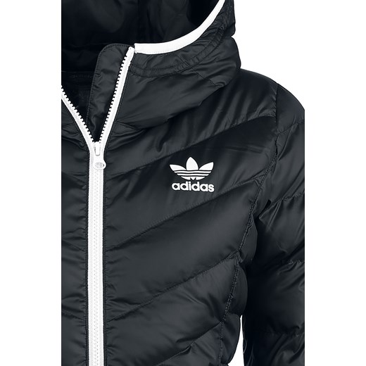 Adidas Slim Jacket Kurtka zimowa damska czarnybiały szary EMP