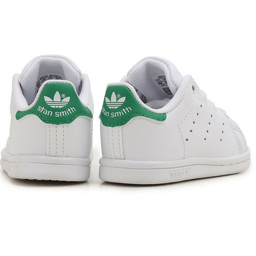 Adidas Buty Dziecięce dla Chłopców, Biały, Skóra, 2019, 19 Adidas Buty Dziecięce dla Chłopców, Biały, Skóra, 2019, 19