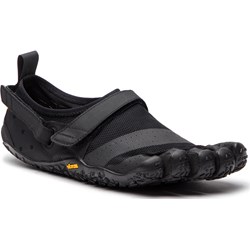 Buty sportowe męskie Vibram Fivefingers czarne ze skóry ekologicznej  - zdjęcie produktu