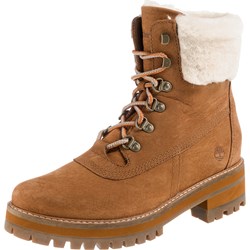 Workery damskie Timberland na platformie brazowe sznurowane Workery damskie Timberland na platformie brazowe sznurowane
