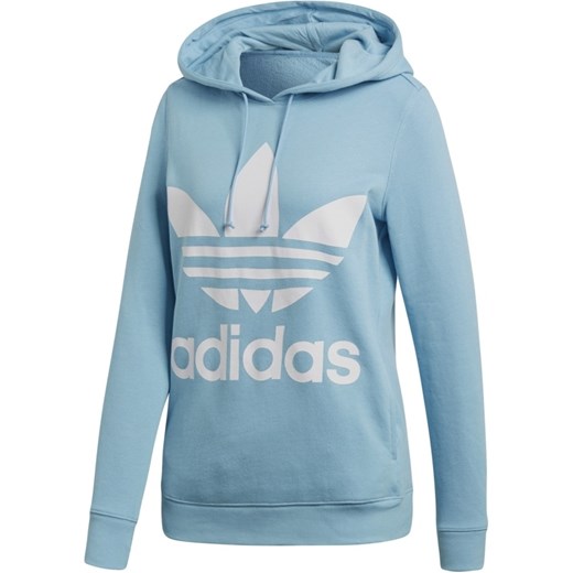 Bluza sportowa Adidas Originals niebieska z napisami