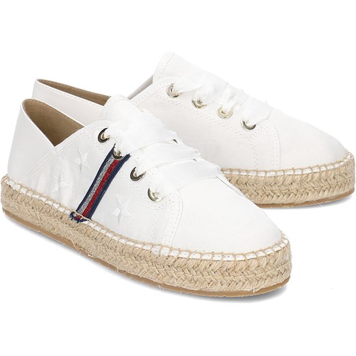 espadryle tommy hilfiger biale
