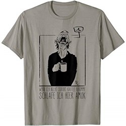 T Shirt Męski Lustige Sprüche Arbeit Vintage Geschenke Shirts Młodzieżowy Szary Z Krótkim Rękawem