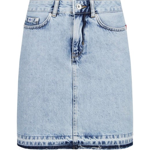 Spódnica Superdry casual w Domodi Superdry Spódnica ołówkowa blue