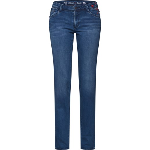piękny Jeansy damskie S.oliver Red Label bez wzorów w miejskim stylu Odzież Damska SS niebieski Jeansy damskie VMFQ piękny Jeansy damskie S.oliver Red Label bez wzorów w miejskim stylu Odzież Damska SS niebieski Jeansy damskie VMFQ