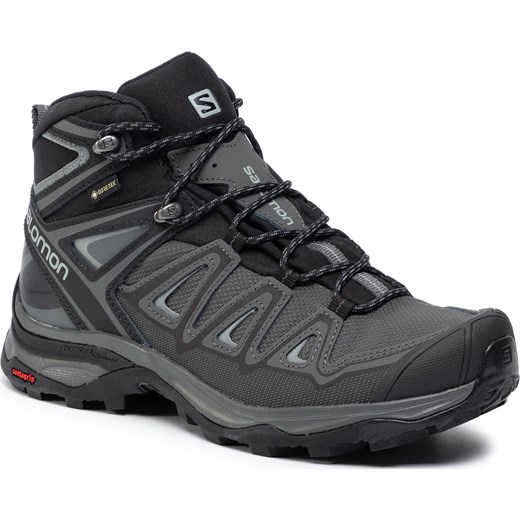Buty trekkingowe damskie Salomon bez wzorów gore tex płaskie Salomon buty trekkingowe damskie gore tex czarne sznurowane