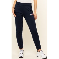 Granatowe spodnie damskie Tommy Jeans z dresu  - zdjęcie produktu