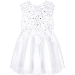 Odzież dla niemowląt Daga na wiosnę z bawełny biała dla dziewczynki  - zdjęcie produktu
