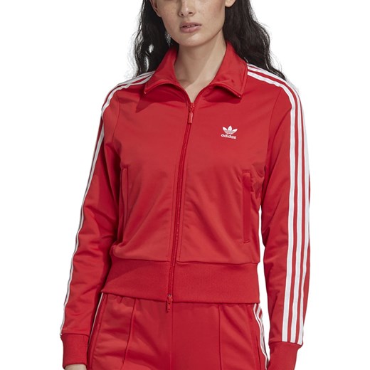 Bluza damska Adidas krótka czerwona