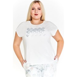 Bluzka damska Fokus na wiosnę z okrągłym dekoltem z krótkim rękawem  - zdjęcie produktu
