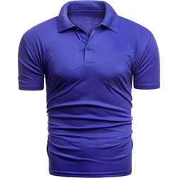 T-shirt męski Risardi bez wzorów z krótkim rękawem  - zdjęcie produktu
