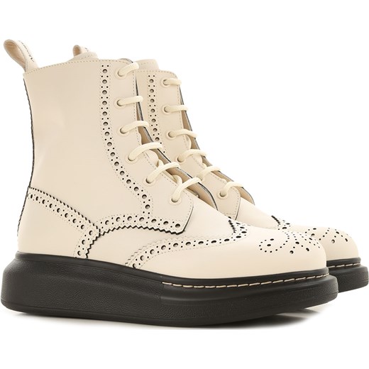 Botki Alexander McQueen RAFFAELLO NETWORK w Domodi Alexander McQueen Kobiety Botki kowbojki i motocyklowe
