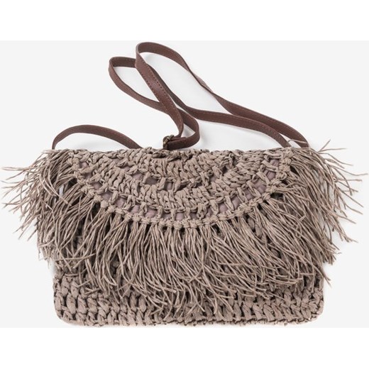 Torba letnia Royalfashion.pl z frędzlami na ramię średnia w Torba letnia Royalfashion.pl z frędzlami na ramię średnia w