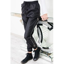 Spodnie damskie Olika czarne na jesień  - zdjęcie produktu