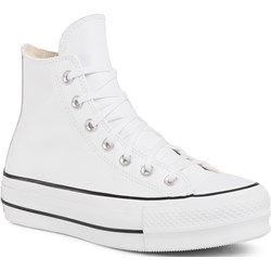 Trampki damskie Converse białe z wysoką cholewką młodzieżowe  - zdjęcie produktu