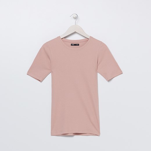 Sinsay - Koszulka z krótkimi rękawami - Różowy Sinsay S Sinsay