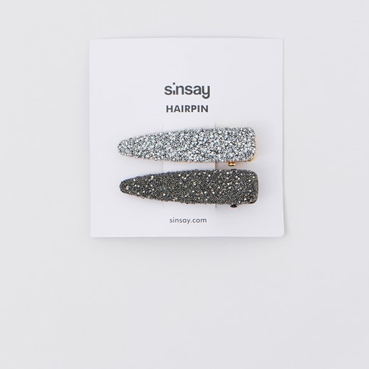Sinsay - Spinki do włosów - Czarny Sinsay Jeden rozmiar Sinsay