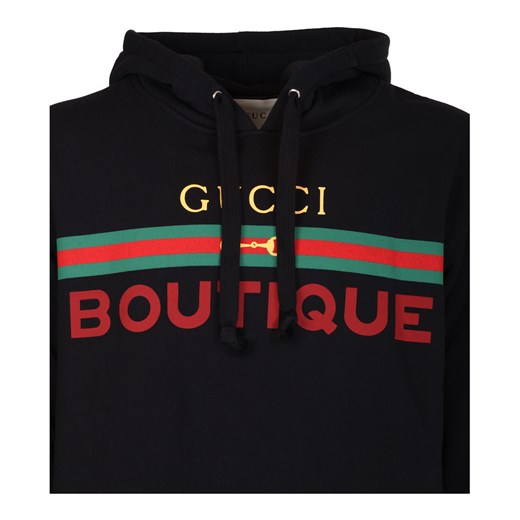 Czarna bluza męska Gucci młodzieżowa