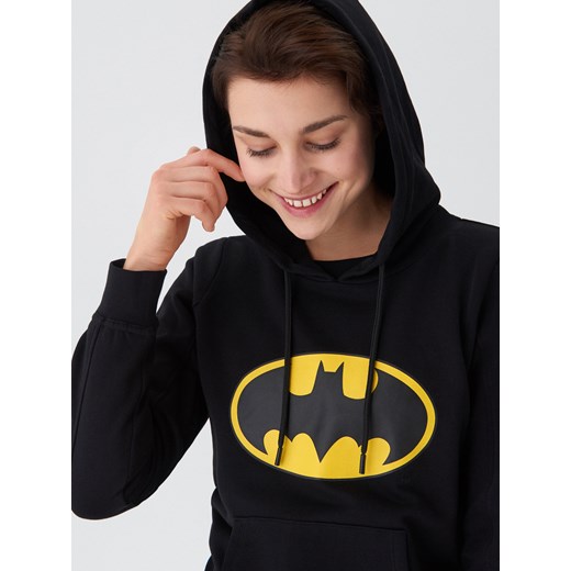 House - Bluza z nadrukiem Batman - Czarny House L House promocja