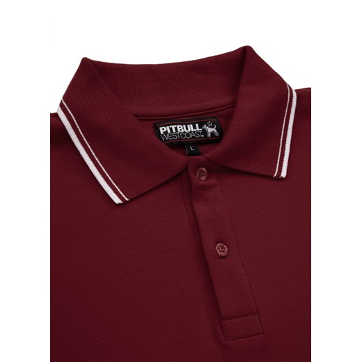 Koszulka Polo Slim Logo Stripes Pit Bull XL Pitbullcity