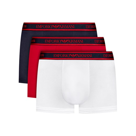 Emporio Armani Underwear Komplet 3 par bokserek 111357 0A717 33174 Granatowy S okazyjna cena MODIVO