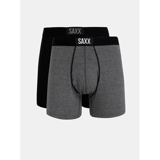 Set of two boxershorses in black and grey SAXX Saxx L Factcool