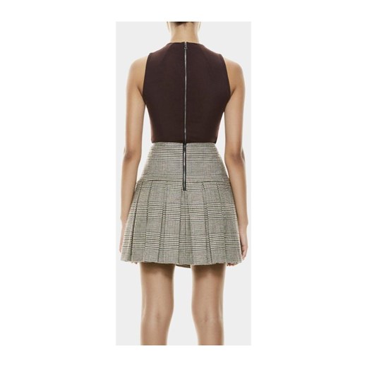 Emilie mini skirt with buttons Alice + Olivia 38 IT showroom.pl