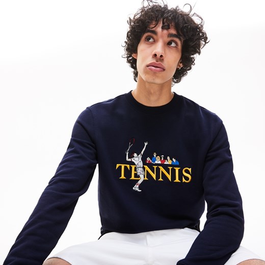 Live Tennis Design Sweatshirt Lacoste 2XL showroom.pl