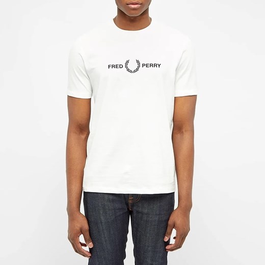 Authentic Embroidered Logo Tee Fred Perry S showroom.pl