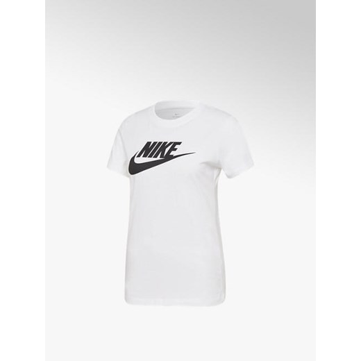 Biała koszulka  nike z czarnym logo Nike XS okazja Deichmann