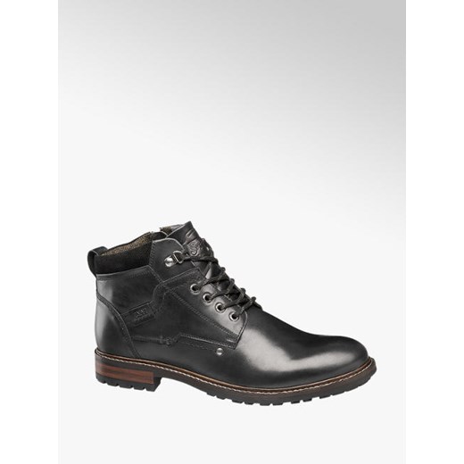 Skórzane buty męskie am shoe na zimę Am Shoe 45 wyprzedaż Deichmann