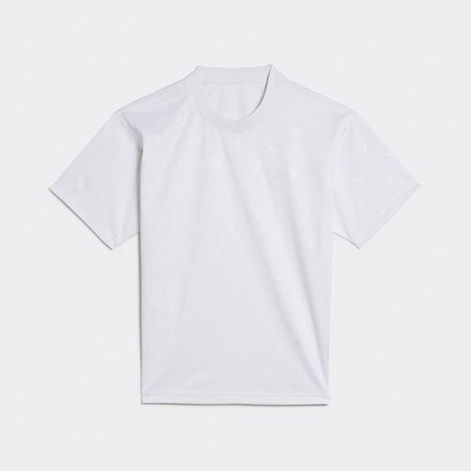 T-shirt męski biały Adidas Originals z krótkimi rękawami 